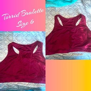 Torrid bralette size 6